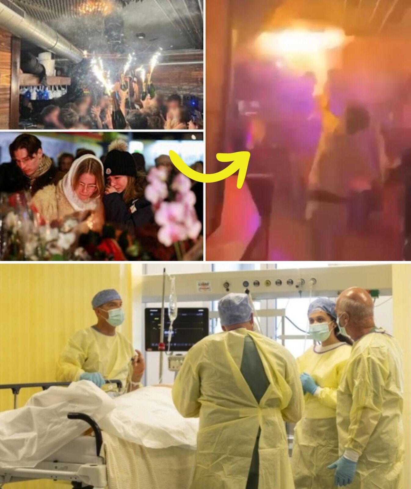 She escaped death in the fire… then turned and plunged into the flames — a split-second decision that left 18-year-old Roze struggling for survival after the Crans-Montana fire