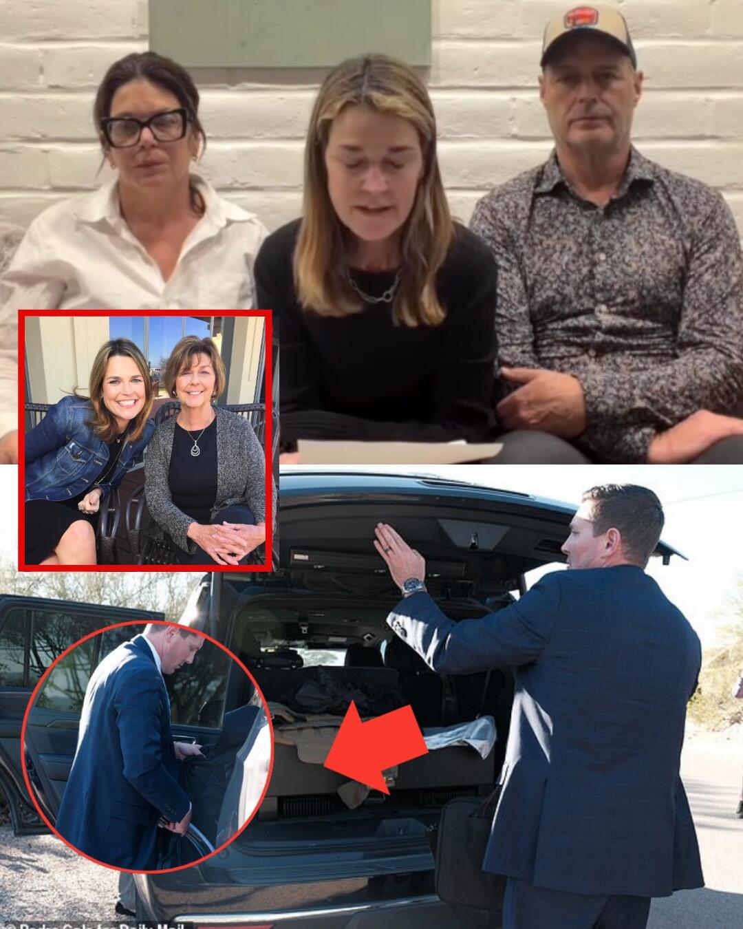 Police checked the black car that Savannah Guthrie’s brother-in-law used to drive her mother home