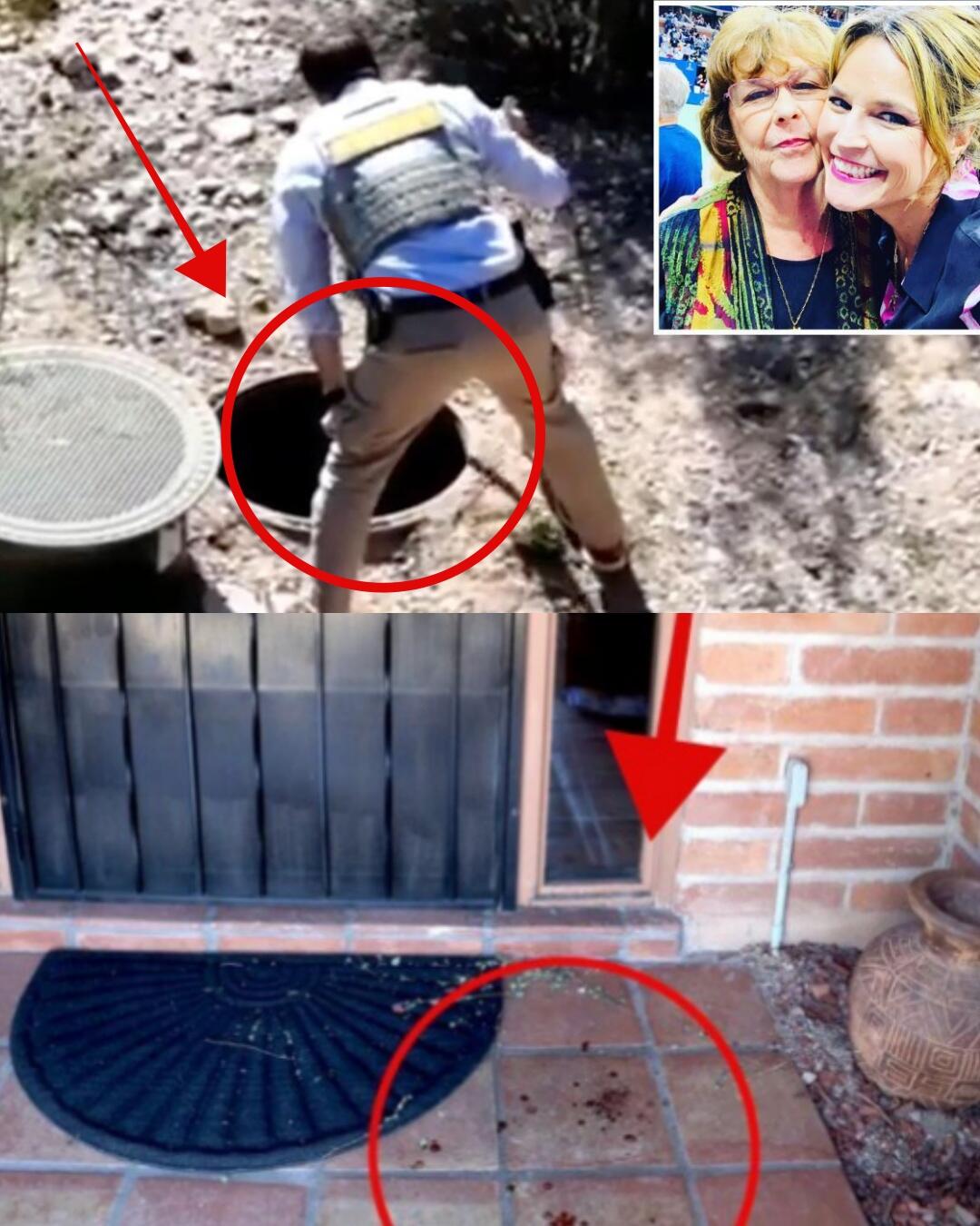 RIGHT NOW: Police are checking the back of Savannah Guthrie’s mother’s house…