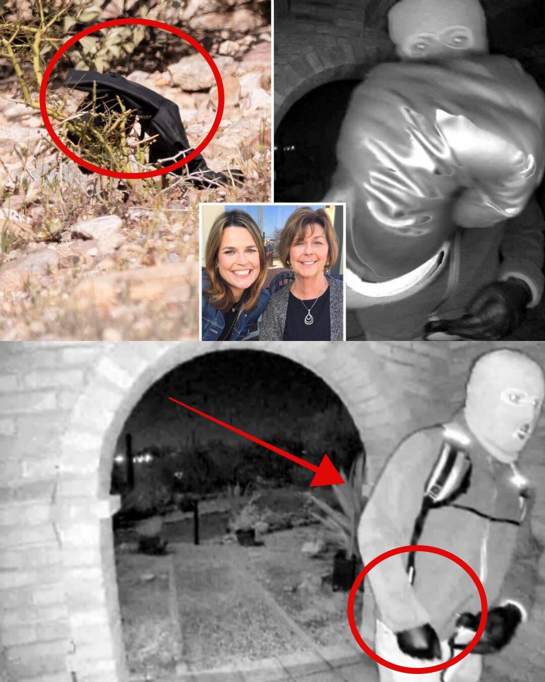 Police recently found the suspect’s black gloves while moving Nancy in the woods