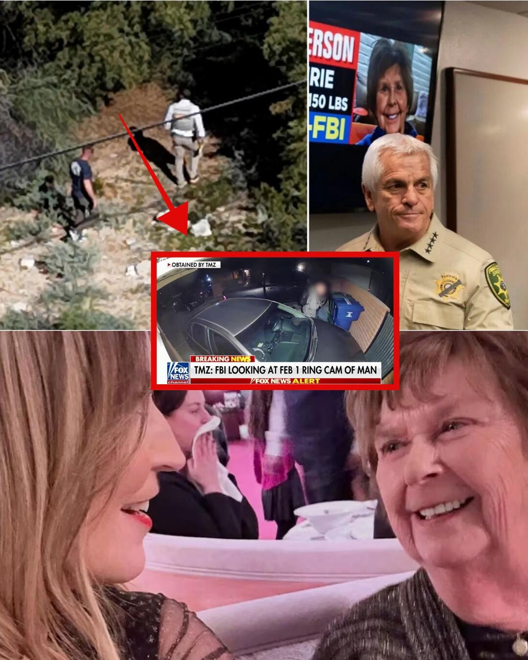 The FBI is questioning the man wearing a backpack who appeared near Nancy Guthrie’s home on the night of the tragedy