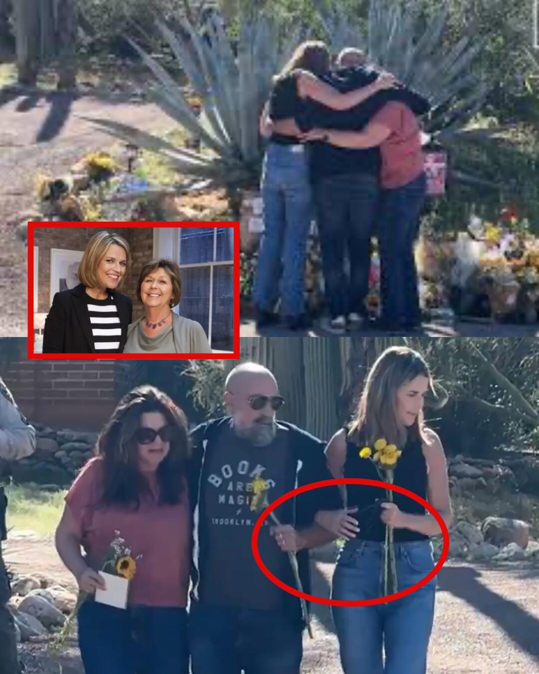 Savannah Guthrie made her first public appearance outside her mother’s home with her siblings