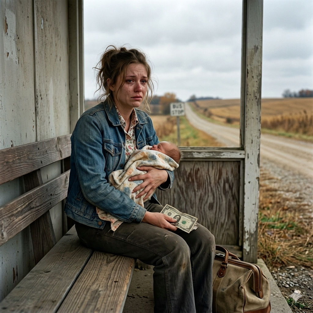 I just gave birth. My husband gave me $20 for bus fare and told me to leave the house immediately. He said, “Go back to your country house with your mother…”